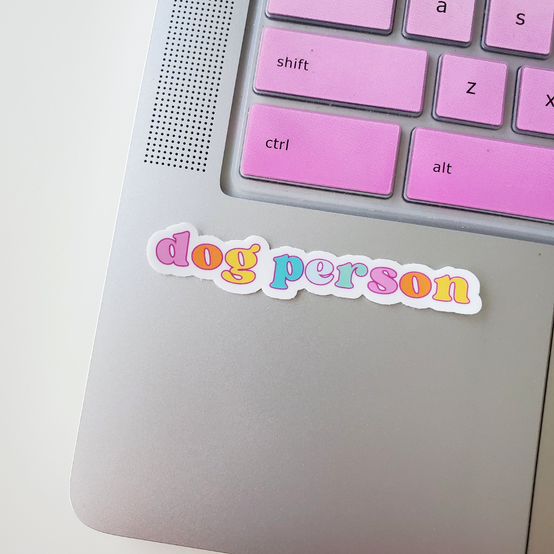 Dog Person Sticker Charlie The Hound dog-person-sticker-charlie-the-hound