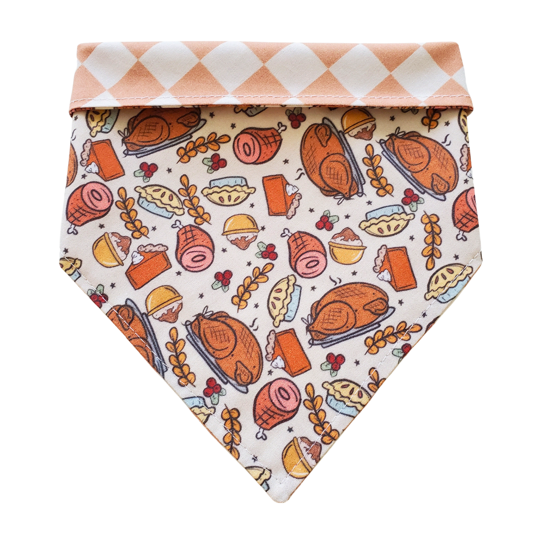 Thanksgiving Feast Collar Bandana