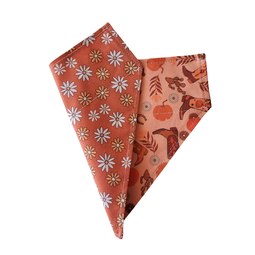 Fall Boho Boots Collar Bandana