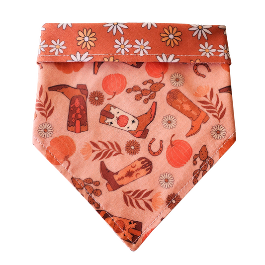 Fall Boho Boots Collar Bandana