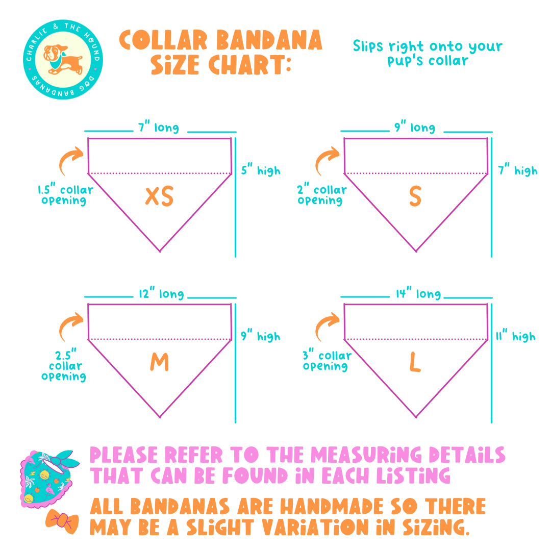 Kawaii Easter Collar Bandana