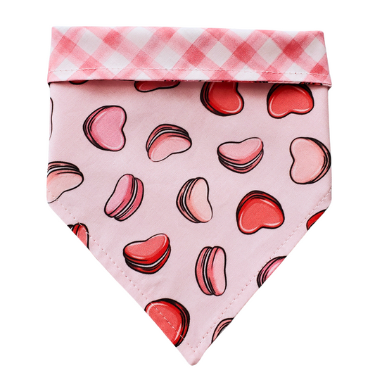 Heart Macaron Collar Bandana