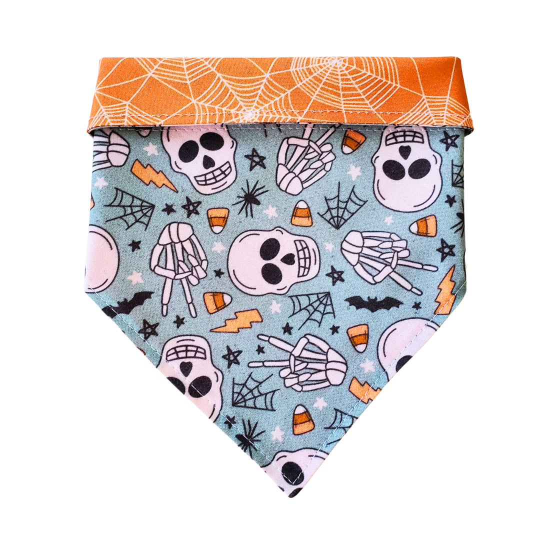 Peace Skeleton Collar Bandana