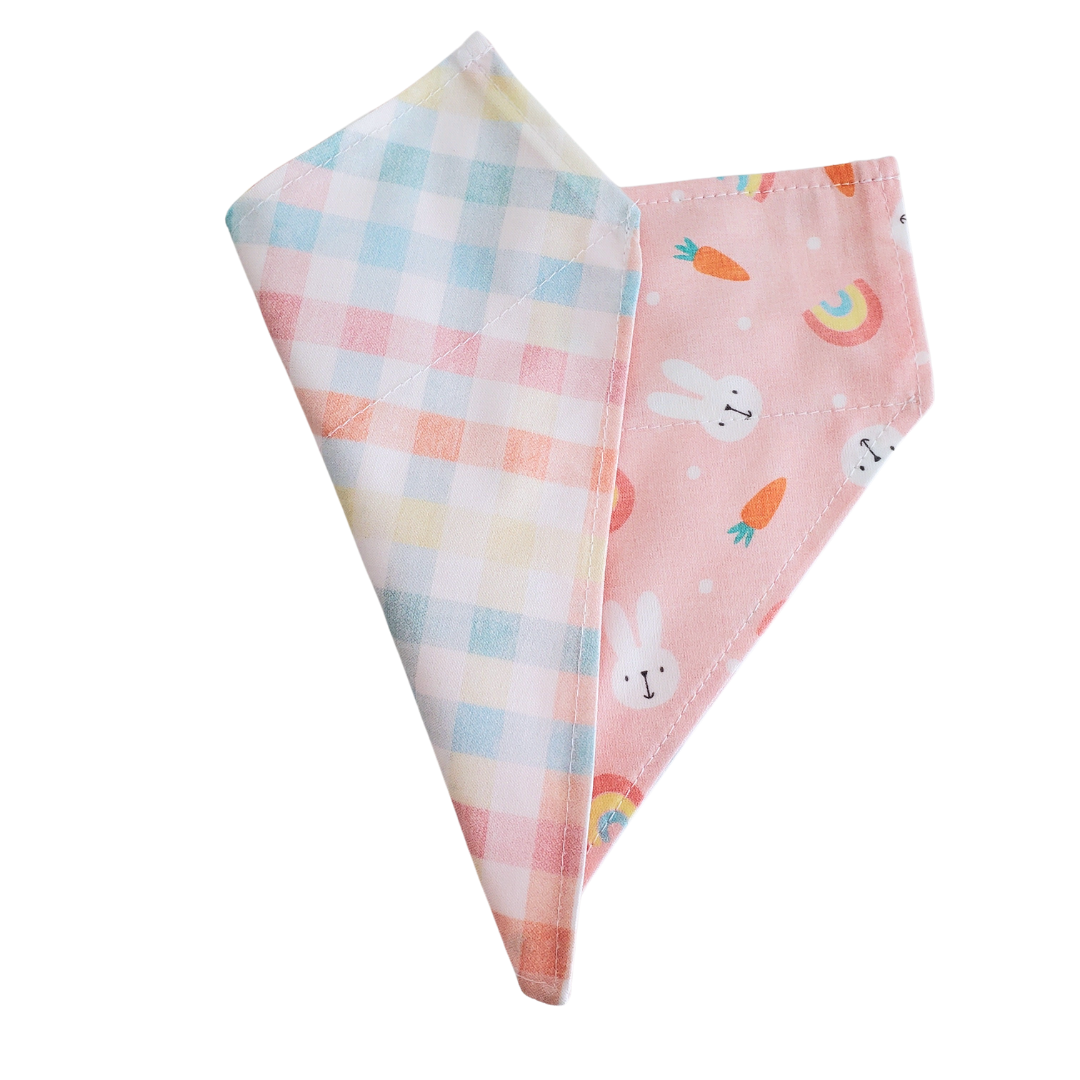 Bunnies & Rainbows Collar Bandana