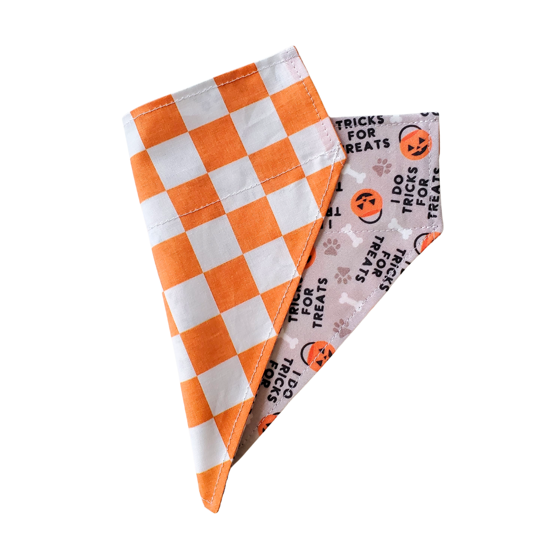 I Do Tricks For Treats Collar Bandana