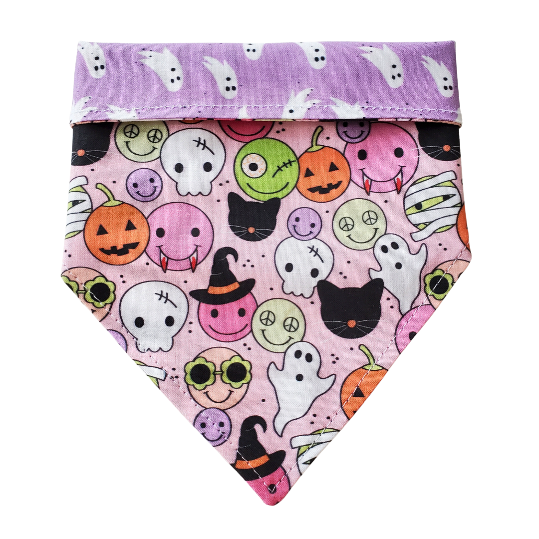 Skulls & Smiles Collar Bandana