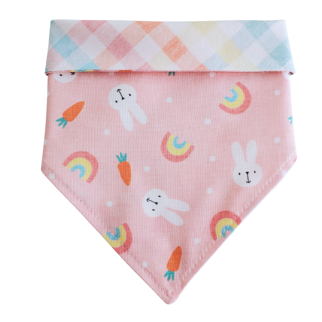 Bunnies & Rainbows Collar Bandana