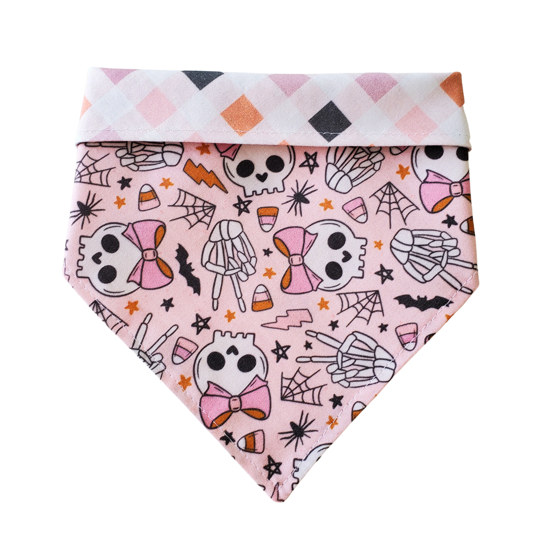 Peace Skeleton Collar Bandana