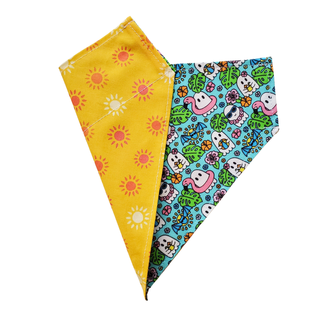 Ghostly Vacation Collar Bandana