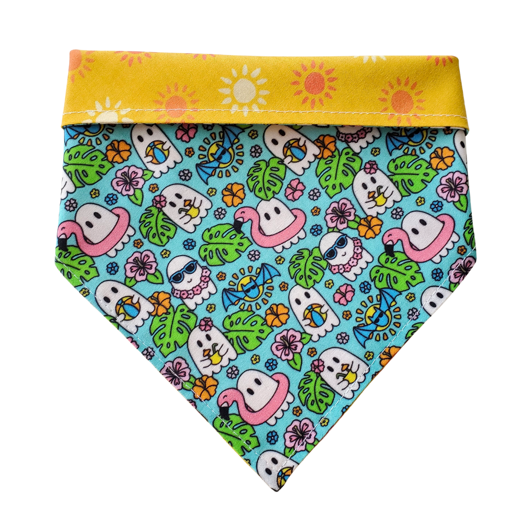 Ghostly Vacation Collar Bandana